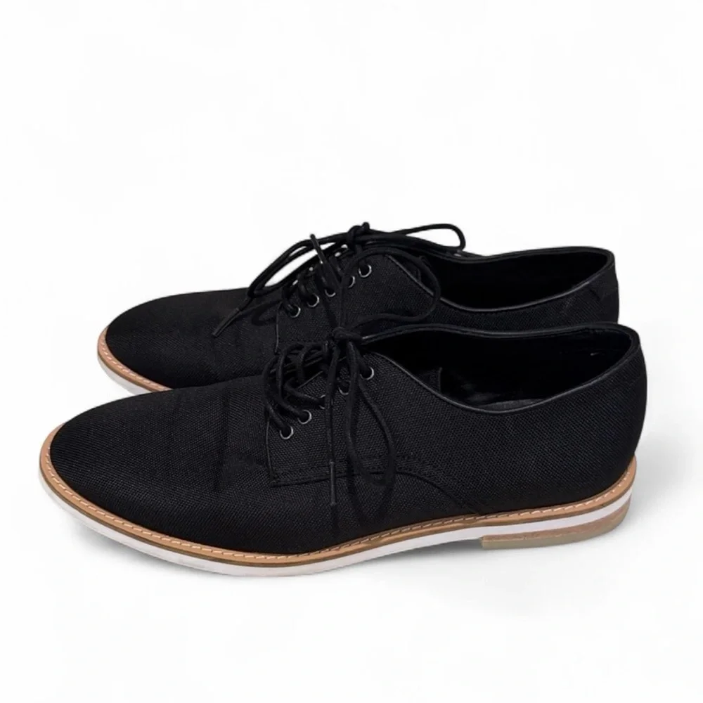 Calvin Klein Black Derby Oxford Dress Shoes 9.5